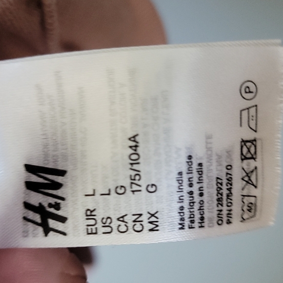 H&M Soft Girl Casual Divided Chevron Colorblock Sweater Large - Picture 4 of 6